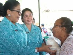 Pointer Kegiatan Aksi Sosial Menyapa dan Berbagi TP PKK Bali di Kabupaten Klungkung Hari ke-2