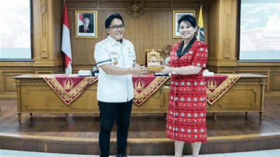 Jalin Kolaborasi dengan Sistem Sister City, Bupati Badung Terima Kunjungan Kerja Bupati Sitaro