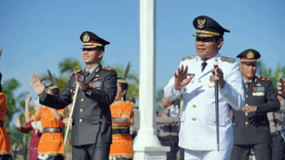 Peringatan Hari Bhayangkara ke-77 di Balangan, Polri Presisi untuk Negeri
