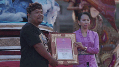Segara Healing Garapan Sanggar Seni Tugek Carangsari Pukau Penonton PKB XLV
