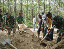 Program Karya Bhakti TNI Kodim 0812/Lamongan Selesaikan Semua Sasaran