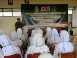 MPLS Siswa, Danramil 0812/15 Karanggeneng, Lamongan Berikan Wawasan Kebangsaan