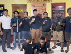 Dua Terduga Pencuri Sarang Burung Walet Ditangkap Satreskrim Polresta Mamuju