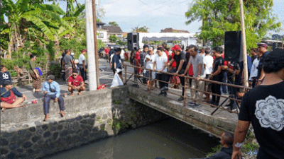 Jaga Kebersihan Aliran Sungai di Lingkungan Basangkasa, Sekda Badung Buka Lomba Mancing Air Deras