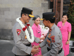 Sambut Pimpinan Baru, Polda Bali Gelar Serah Terima Pataka Sura Dwipa Sarvabhavena