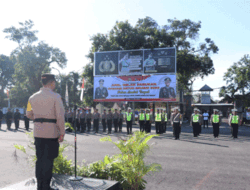 Polres Lombok Tengah Laksanakan Apel Gelar Pasukan Patuh Rinjani 2023