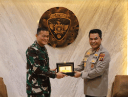 Kapolda Bali Kunjungi Kodam IX/Udayana Dalam Rangka Silahturahmi