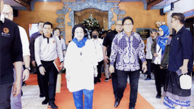 Presiden RI ke 5 Megawati Soekarnoputri Kunja di Kebun Raya Bedugul, Dihadiri Bupati Giri Prasta