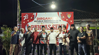 Budi Leksono, Anggota DPRD Kota Surabaya Hadiri Perayaan HUT ke 78 RI di RT 09 Dupak Masigit