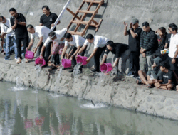 Rangkaian Bulan Bhakti Gotong Royong LPM Kelurahan Legian, Sekda Badung Buka Lomba Mancing
