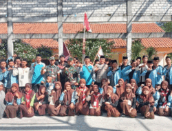 Koramil 0812/26 Pucuk Melatih dan Membina Kader Pramuka Saka Wira Kartika