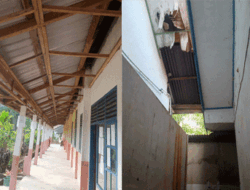 Memprihatinkan, Gedung SDN 14 Desa Tungkal Ilir, Banyuasin, Sumsel