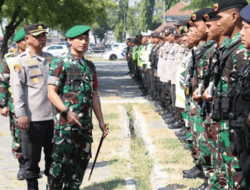 Pengamanan Rute PAM VVIP RI 2 Melintas di Kabupaten Lamongan