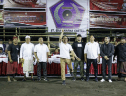 Sekda Badung Adi Arnawa Buka Turnamen Bola Voli Putra Kencana Cup IV