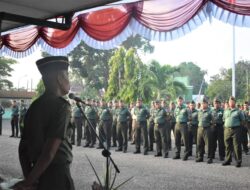 Apel Luar Biasa, Dandim 1402/Polman Tekankan Jaga Nama Baik TNI