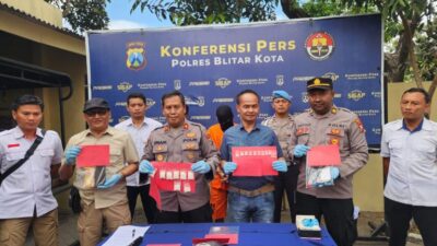 Kurir Sabu Karangsari Diringkus Anggota Reskrim Polsek Sukorejo