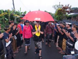 Bupati Giri Prasta Hadiri Karya Atma Wedana Banjar Juwuk Legi, Baturiti