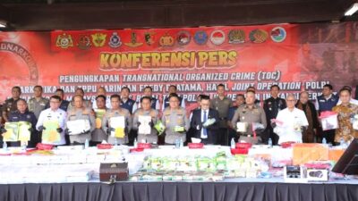 Polri Bongkar Sindikat Narkotika Internasional Kelas Kakap