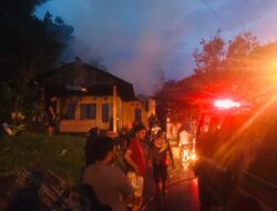 Diduga Akibat Arus Pendek Listrik, Satu Unit Rumah Dilahap Si Jago Merah di Dok V