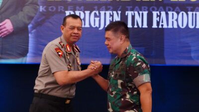 Kapolda Sulbar Hadiri Acara Pengantar Tugas Danrem 142 Tatag