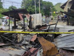 Polisi Tangani Kasus Kebakaran 3 Unit Rumah di Tanah Hitam