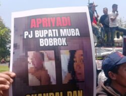 Pj Bupati Muba Diduga Selingkuh, Ratusan Massa PPK Demo di Kemendagri