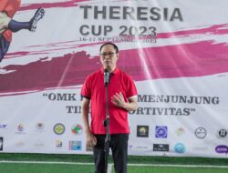 Wabup Suiasa Buka Lomba Futsal OMK Santa Theresia Cup 2023