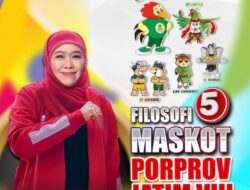 Gubernur Khofifah Jelaskan Filosofi Lima Maskot Porprov Jatim VIII/2023
