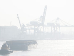 Kota Palembang Berselimut Kabut Asap