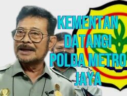 Mentan Datangi Polda Metro Jaya