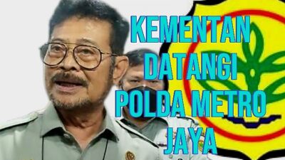 Mentan Datangi Polda Metro Jaya