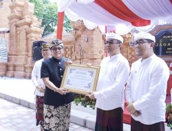 Bupati Giri Prasta Serahkan Hibah, BKK dan Aset Kepada Kota Denpasar
