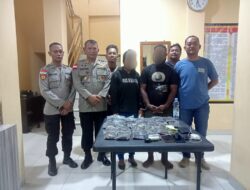 Lagi, Aparat Gabungan di Batas Negara Bekuk 2 Pelaku Karena Ganja