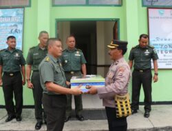 Polresta Jayapura Kota dan Jajaran Sambangi Mako TNI Karena Ini