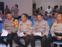 Binrohtal Seimbangkan Tugas dan Rohani Personel Polresta Jayapura Kota