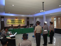 Tiga Personel Polresta Jayapura Kota Jalani Sidang Disiplin dan Hukuman