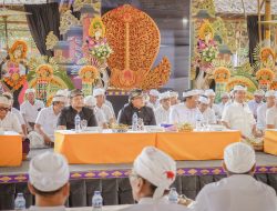 Bupati Giri Prasta Hadiri Karya Pitra Yadnya Atma Wedana Desa Adat Legian