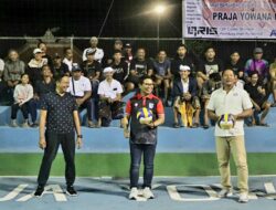 Sekda Adi Arnawa Buka Turnamen Bola Voli Praja Yowana Cup I