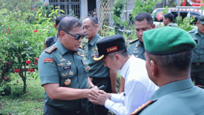 Pembangunan 100 Tangki HALS Palembang Diapresiasi Danpuster TNI AD