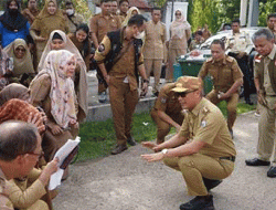 Bangun Kesadaran Pegawai Pemprov Sulbar Terhadap Bencana, Dilakukan Simulasi EWS