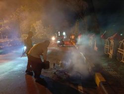 Akibat Korsleting Listrik, Motor Hangus Terbakar di Depan TMP Waena