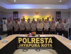 Taklimat Akhir Wasrik Itwasda Polda Papua Tahap II di Polresta Jayapura Kota