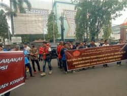 Demo LSM Gransi pada Pj Gubernur Sumsel, Minta 4 Kadis yang Diduga KKN Dicopot