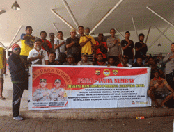 Jelang Pemilu 2024, Polsek Muara Tami Ajak Masyarakat Bersinergi Jaga Kamtibmas