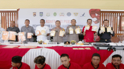 Pemusnahan Barang Bukti Sabu Hasil Sitaan 41 Kasus Narkoba, Kapolda NTB : Upaya Beri Efek Jera