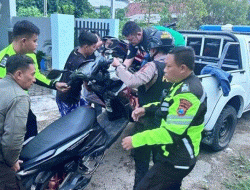 Operasi Balap Liar Pagi Buta, Polres Bangkalan Gulung Sebanyak 30 Unit Sepeda Motor