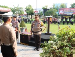 Opersi Lilin Candi 2023 Dimulai, Kapolres Brebes Pimpin Apel Gelar Pasukan Pengamanan Nataru