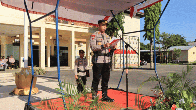 Apel Gelar Pasukan Operasi Lilin Rinjani 2023 Polres Loteng, Pastikan Kesiapan Personel