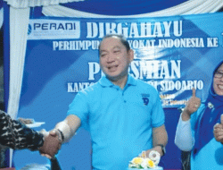 Dirgahayu ke 19 Peradi Diperingati di Gedung Baru DPC Kabupaten Sidoarjo