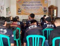 Koordinasi Pengawasan Logistik Pemilu Tahun 2024 Desa Cisaat, Kabupaten Garut